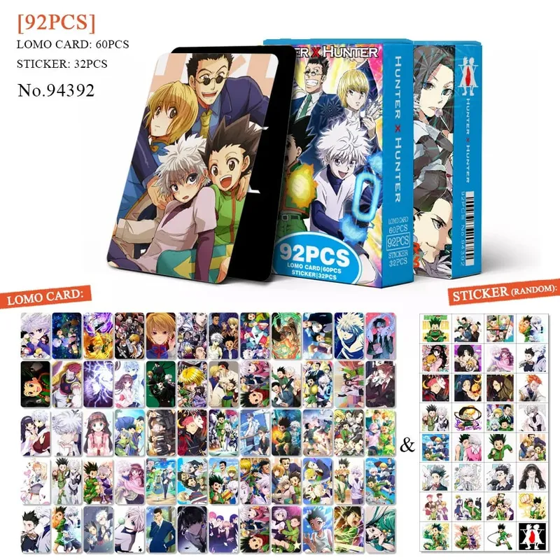 Tarjeta postal de Anime Attack on Titan Lomo, juguete Haikyuu boticario diarios Honkai Star Rail, tarjetas de colección con pegatinas de regalo — image 14