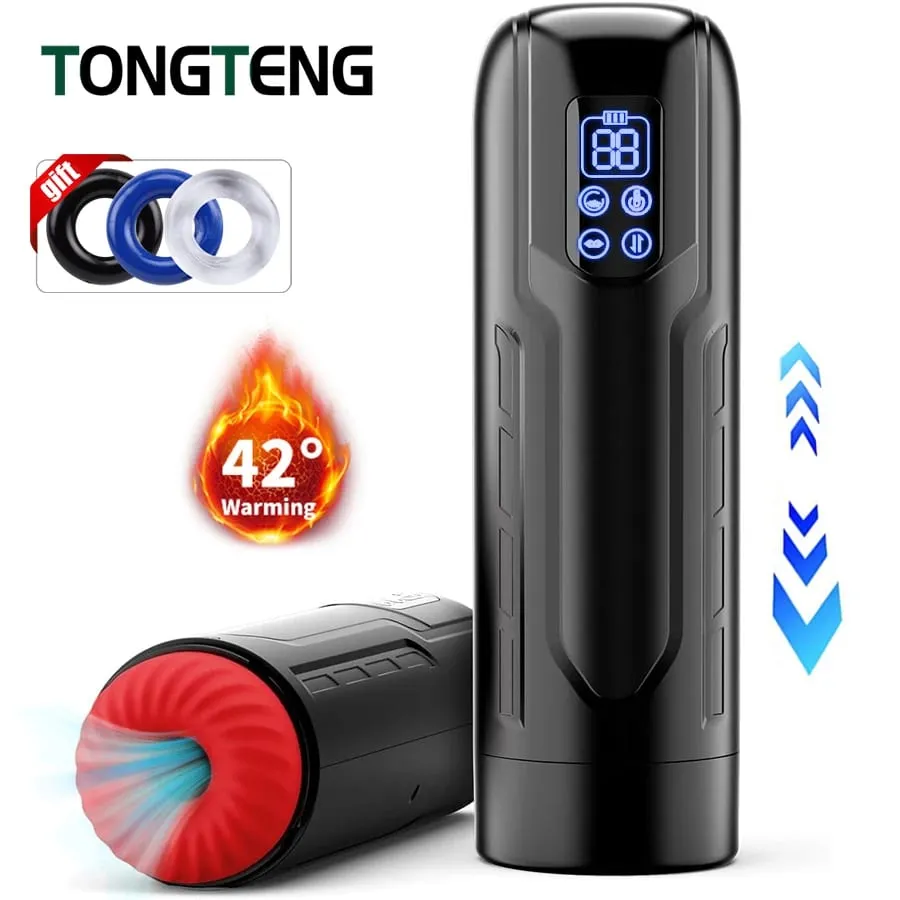 Masturbador masculino de sucção telescópica, equipamento de masturbação vaginal, brinquedos sexuais para homens, produtos para adultos, pistão, mastubador automático — image 6