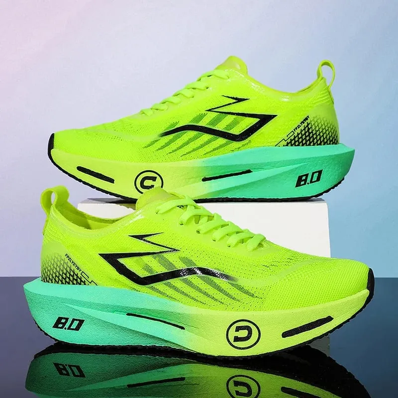 Marathon Running Shoes Men Carbon Board Speciality Sports Breathable Men's Comfortable Athletic Sneakers Casual Walking Shoes — image 2