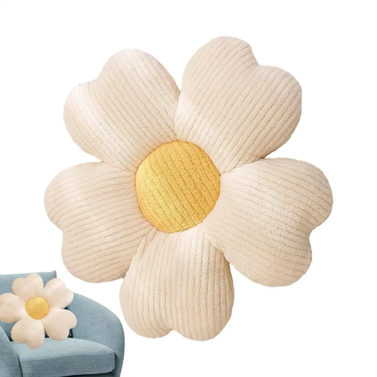 Petal Throw Pillow Flower Shaped Plush Throw Pillow Comfortable and Cute Mattress Sofa home Decor Cushion Chair Cushion