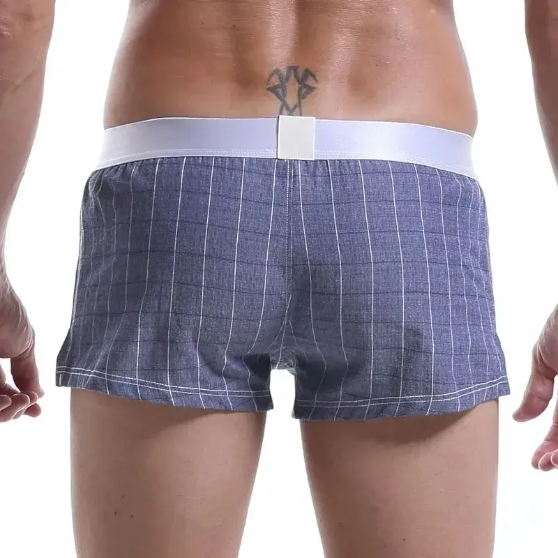 Panlalaking Cotton Boxers Shorts Maluwag Maraming Kulay Panlalaking Plaid Underwear Homewear Kumportable Arrow Pantalon 3256806911165516 — image 10
