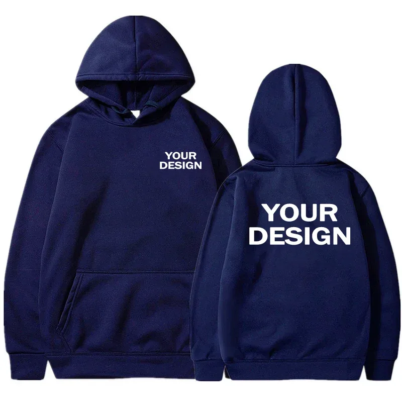 Custom Prints Herr Dam Luvtröjor Lösa fritidskläder Enfärgade Luvtröjor Långärmade Huvtröjor Personlighet Streetwear Sweatshirts — image 7