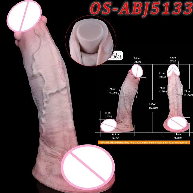 12 Styles Huge Dildo Soft Dual Density Butt Plug анальная пробка 18+ Male Female Anus Vagina Masturbation Sex Pleasure Toys — image 17