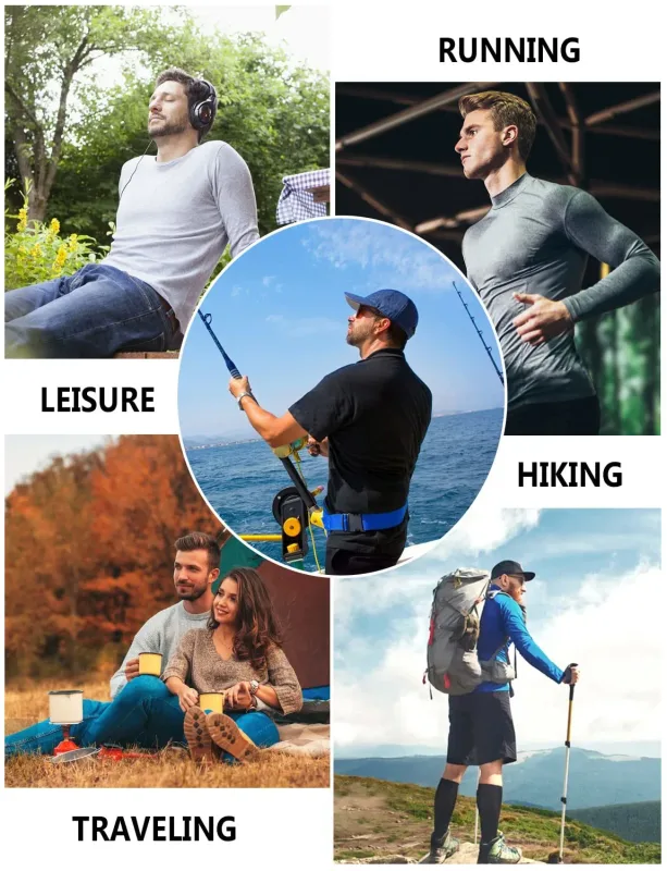 Camisa de pesca moletom com capuz para pesca uv roupas com capuz camisa de pesca roupas masculinas com capuz topo azul-verde — image 5