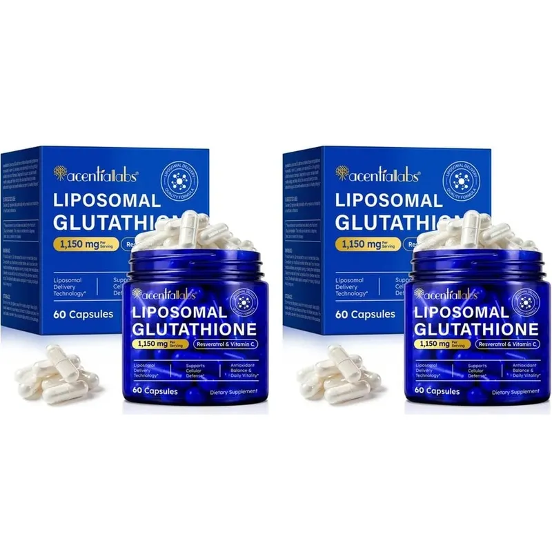 Liposomal Glutathione Capsules with Resveratrol Vitamin C for Antioxidant Defense Immune & Cellular Support 60 Capsules — image 8