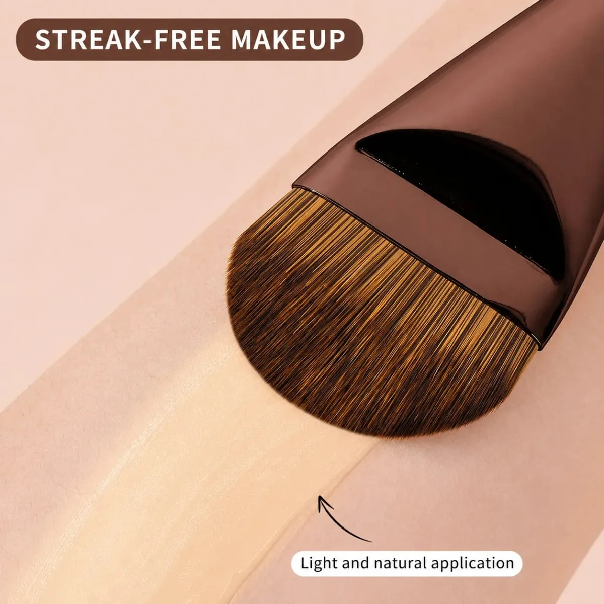 6pcs Makeup Brushes Set Professional Straight Line Liquid Foundation Makeup Brush Foundation Brush Blush Brush Loose Powder Bru — image 6