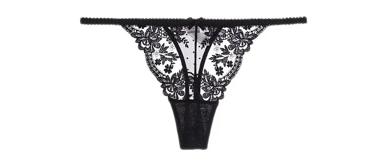Ensemble de soutien-gorge demi-bonnet en dentelle parisienne - Lingerie d'été à armatures ultra fine avec découpes transparentes et sans éponge - Sexy French Desire — image 10