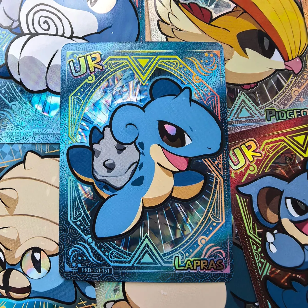 Shiny 59Pcs PokeBaBy Cute DIY Card Pokemon Holographic 1996 Q151 Anime Version Classical Collection Cards Gengar Charizard — image 3