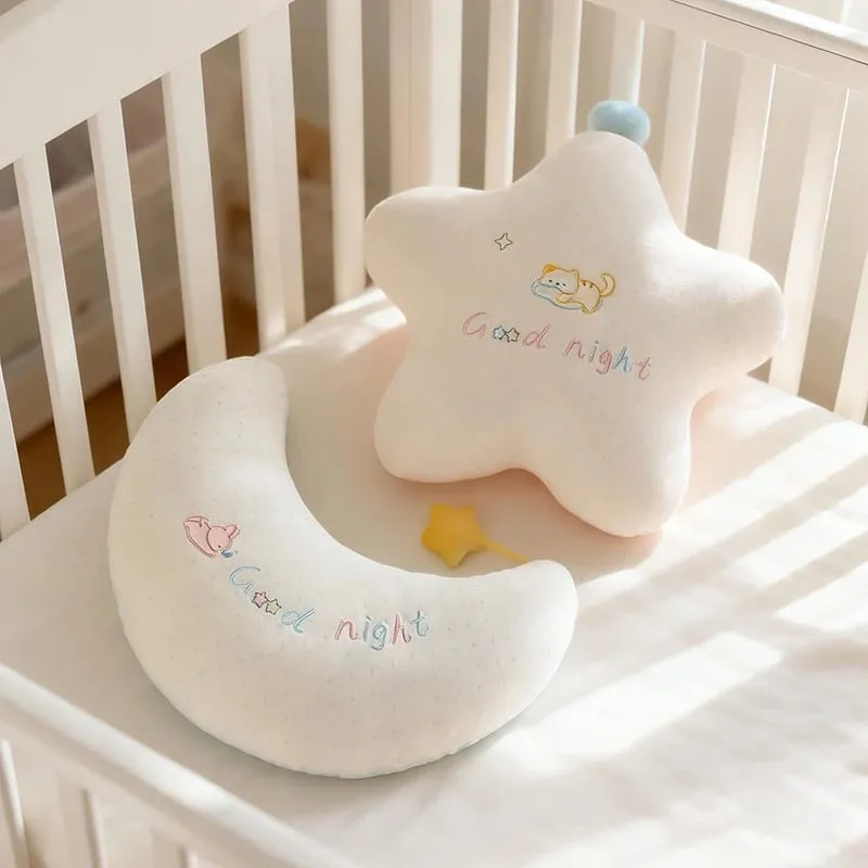 Nova nuvem de pelúcia lua estrela travesseiro de pelúcia macio almofada brinquedos para crianças bebê crianças menina presente natal quarto decoração do carro — image 2