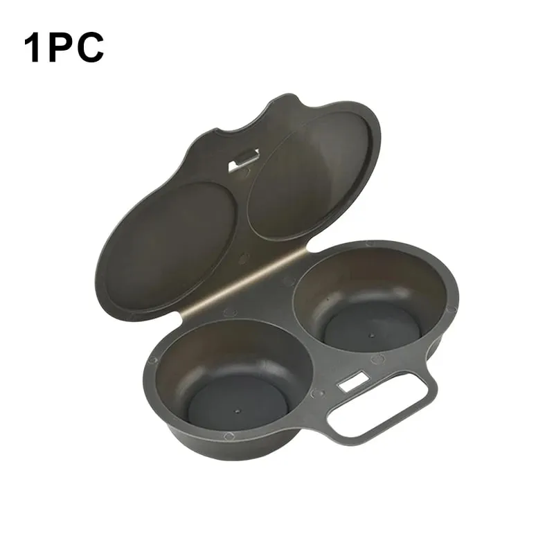 Plastic Microwave Oven Egg Cooking Mold Kitchen Cooking Mold Egg Poacher Kitchen Gadgets Fried Egg Tool Cute Diy Toast Bread — image 9
