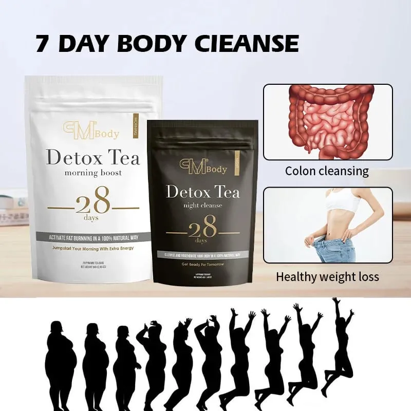 Lukaree 100% Pure Natural Organic Morning & Night para sa Bloating at Constipation People Detox Cleanse — image 3
