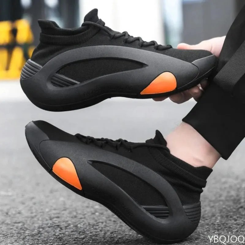 Large Size Autumn Fashion Breathable Lightweight Casual Comfortable Men's Shoes Versatile Trend Flat Bottomed Men's Sports Shoes — image 1