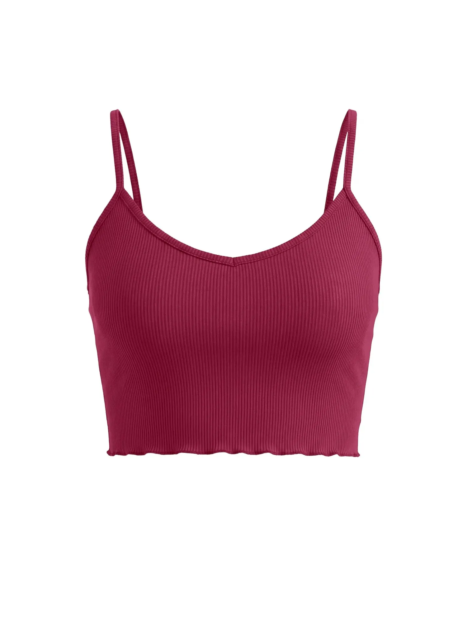 2026 New Ribbed Knit Crop Top Sleeveless Low Cut Cami Bodycon Slim Fit Basic Vest for Streetwear & Vacation — image 8