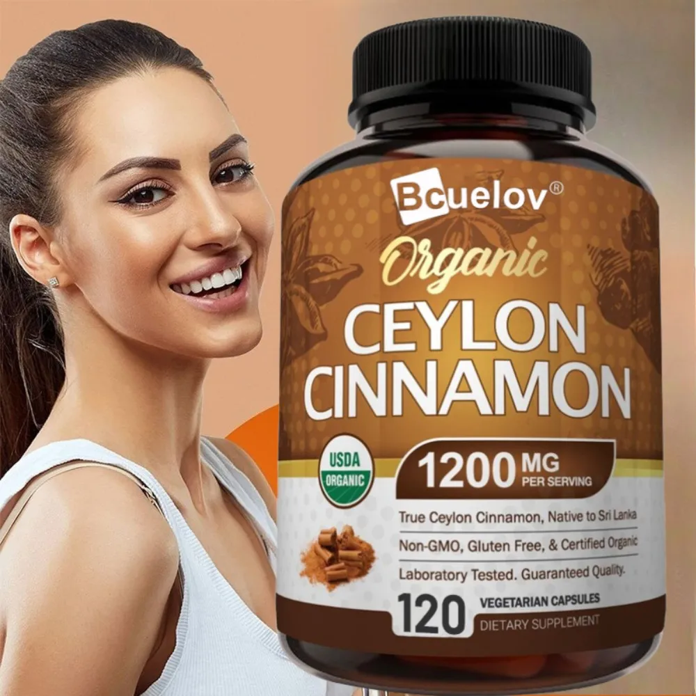 Ceylon Cinnamon 1200Mg Per Serving 120 Capsules - Healthy Blood Sugar Support Joint Support Antioxidant — image 1