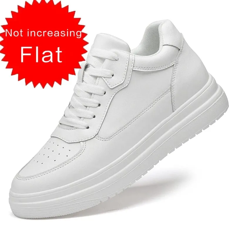 High Quality Men Sneakers Elevator Shoes for Men Fashion Casual Shoes Comfortable Leather Sports Shoes Height Increase 6/8/10cm — image 13