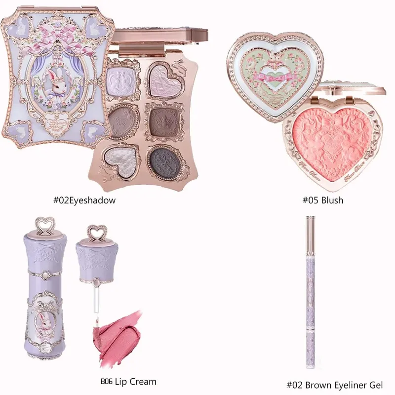 Flowerknows Dárková krabička Makeup Set Little Angel Full Box Glaze Lipsher Shell Šperky Flower Know Dárková sada k narozeninám — image 14
