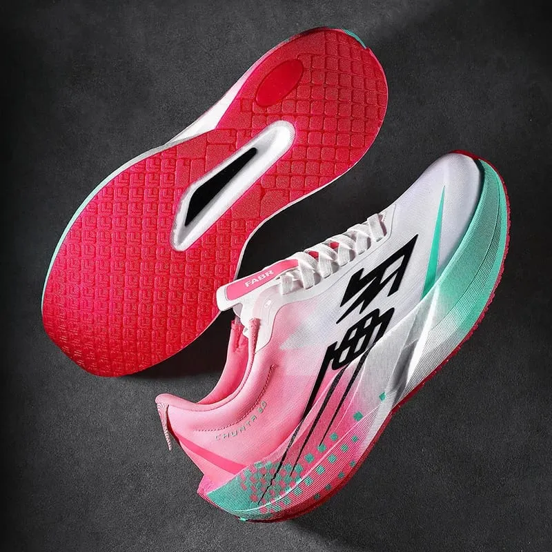 Running Shoes Men Carbon Board Marathon Speciality Sports Breathable Lightweight Women's Comfortable Athletic Chunta6.0 Sneakers