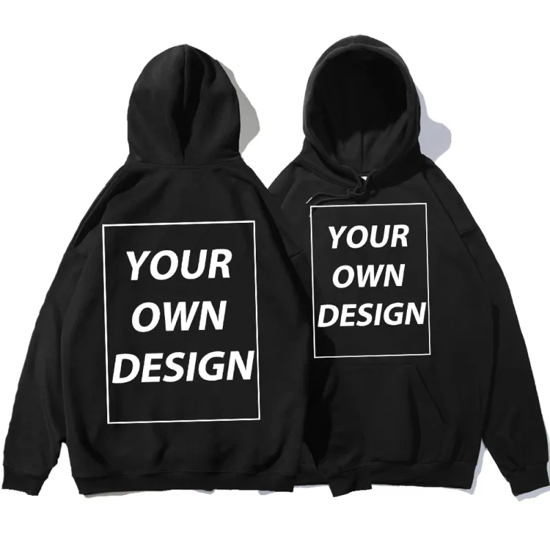 Personalizado diy impressão homem mulher outono inverno hoodies casual clássico pullovers simples confortável streetwear macio quente roupas esportivas — image 3
