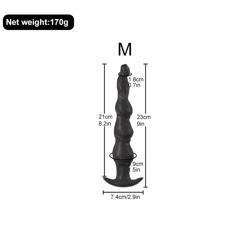 Silikon Anal Popo Fiş Prostat Masajı Büyük Anal Yapay Penis Flared Tabanı ile Premium Eğitim Setleri Yetişkin Seks Oyuncakları Kadın Erkek için — image 8