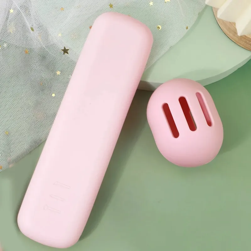 2PcsTravel Makeup Brush Holder Silicone Cosmetic Brushes Bag Makeup Sponge Case Portable Waterproof Makeup Tools for Women — image 9