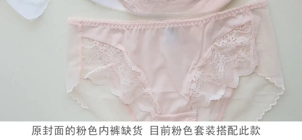 French Garden MOYISU Lace Bra Set 32-38 AB Wireless Thin Cup Push Up Anti Sag セクシー Support Lingerie Suitable Small Bust — image 15