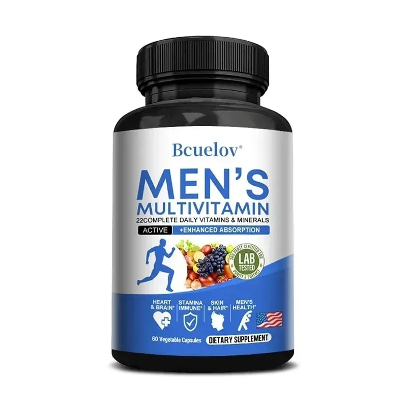 Men's Daily Multivitamin – 22 Vitamins & Minerals Vegan Dietary Supplement for Energy Immunity Digestion Skin & Overall Health — image 9