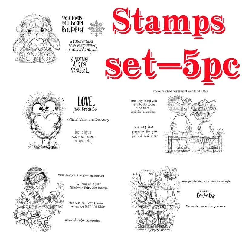 2026 Christmas Halloween Release Clear Stamps DIY Scrapbook Embossed Handcraft Paper Card Album Craft Template Supplies Newest — image 31