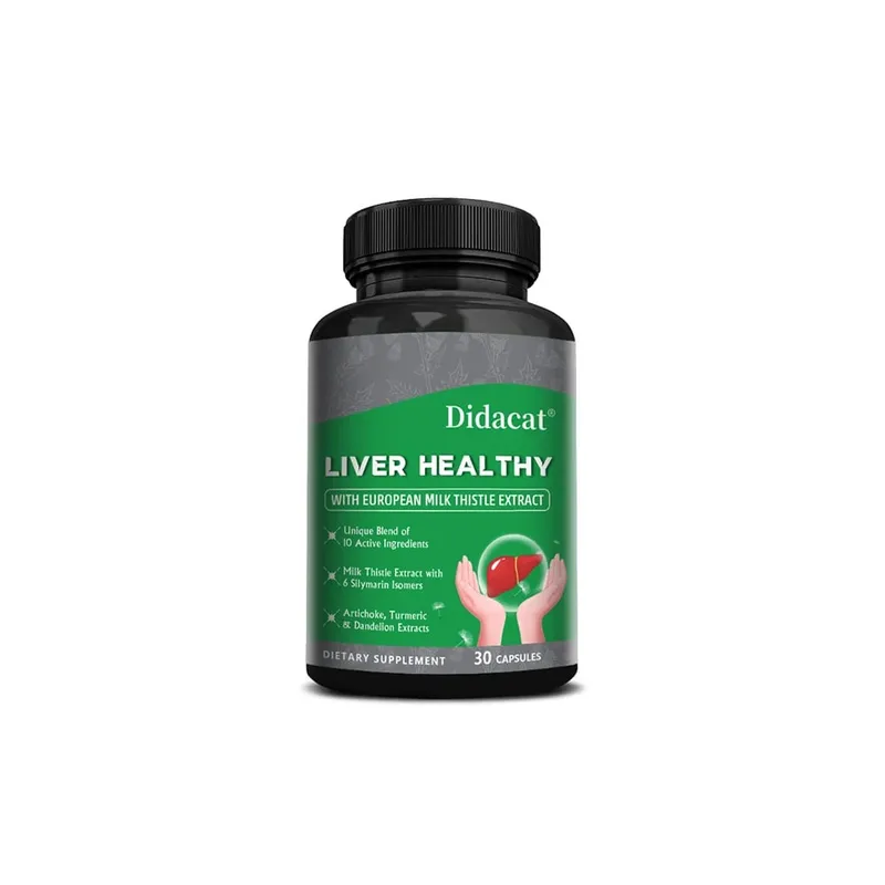 Natural Artichoke + Milk Thistle Extract - A Cleansing Detoxifying Supplement for Liver Health Immune Support and Skin Health