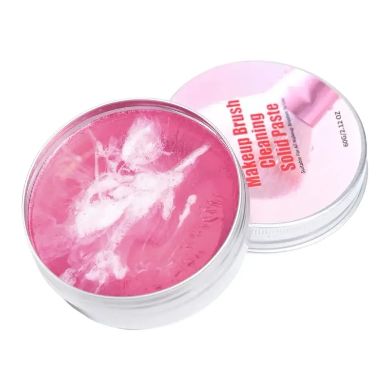 Makeup Brush Cleaner Soap Solid Brush Cleaning Mat Removes Cosmetic Color Brush Cleaner Pad for Cleaning Makeup Sponges Brushes — image 12