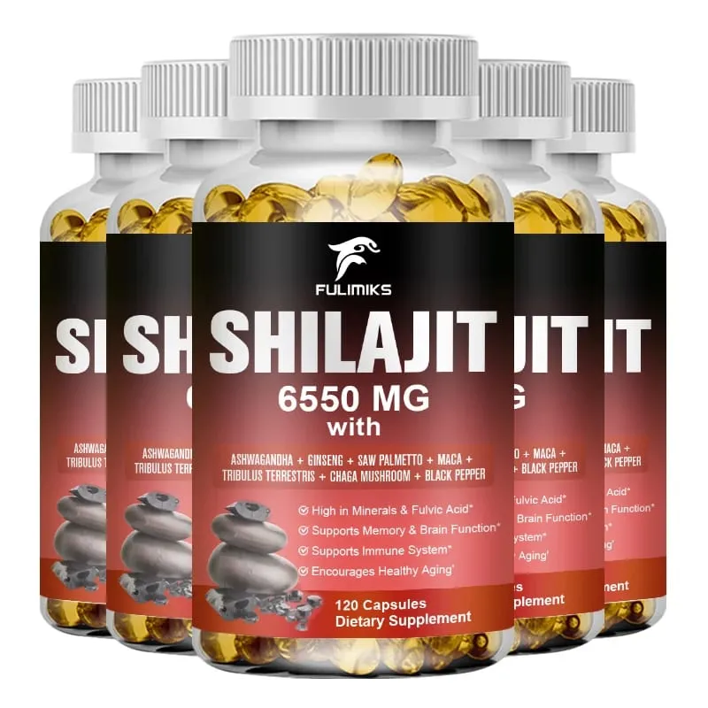 Shilajit Fulvic Acid Supplement with Chaga & Black Pepper Boosts Energy Stamina Immunity Brain Health & Vitality — image 10