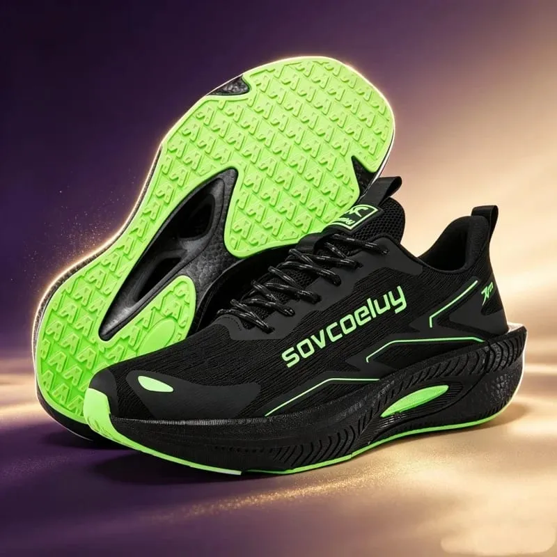 Running Shoes Men Marathon Athletic Race Sports Outdoor Carbon Plate Breathable Lightweight Comfortable Women's Casual Sneakers