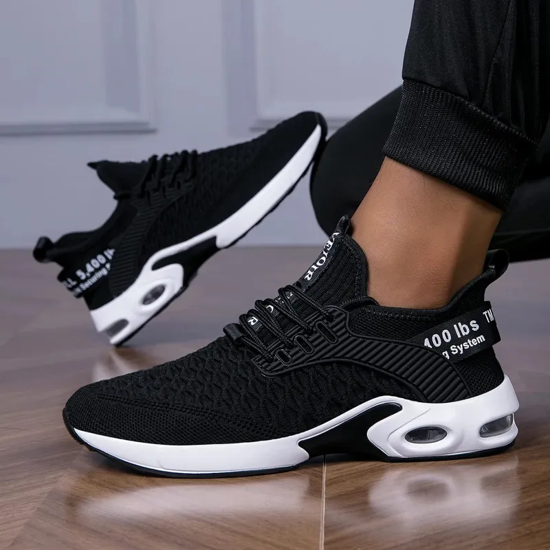 New Men's Sneakers Thick Sole Comfortable Casual Shoes Lightweight Breathable Fashion Running Shoes Luxury Male Tenis Masculino
