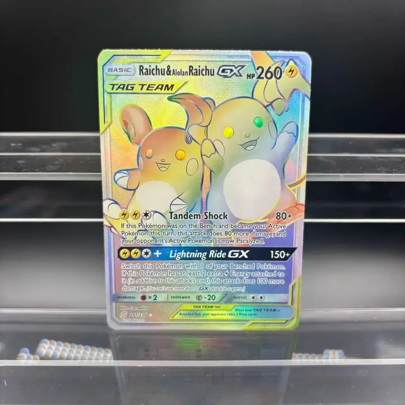DIY Collection Cards Zekrom Umbreon Espeon Mewtwo GX EN Self Made Single Card Classic Game Anime Card Gift Toy — image 11