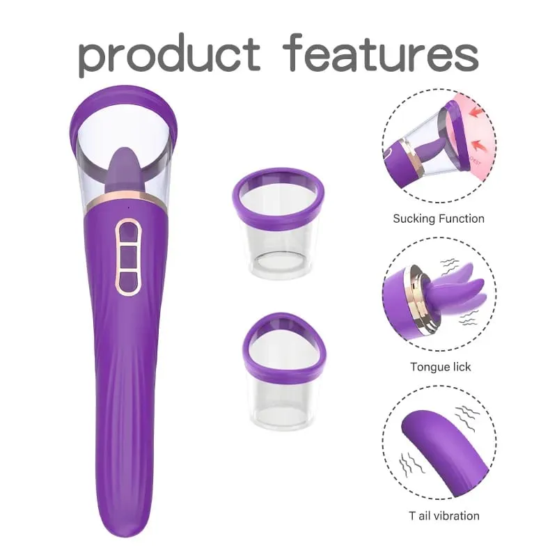 Língua lambendo com sucção g ponto vibrador 3 em 1 brinquedos sexuais para mulheres poderoso clitoral mamilo oral otário estimulação massageador