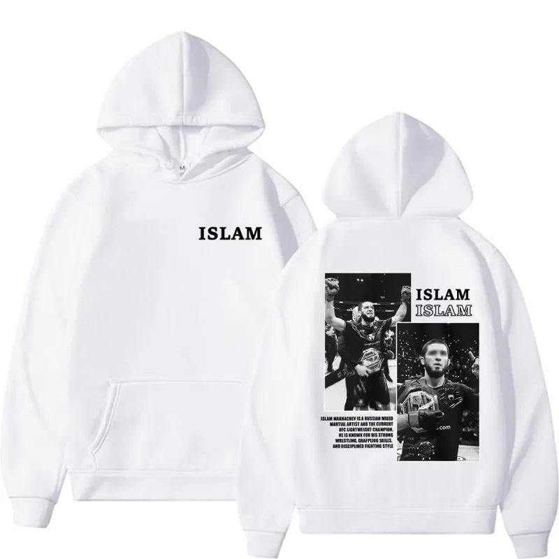 Dagestan Russian Islam Makhachev Cover Hoodie Men's Fashion Violence Aesthetic Sweatshirt Casual High Quality Hoodies Streetwear — image 7