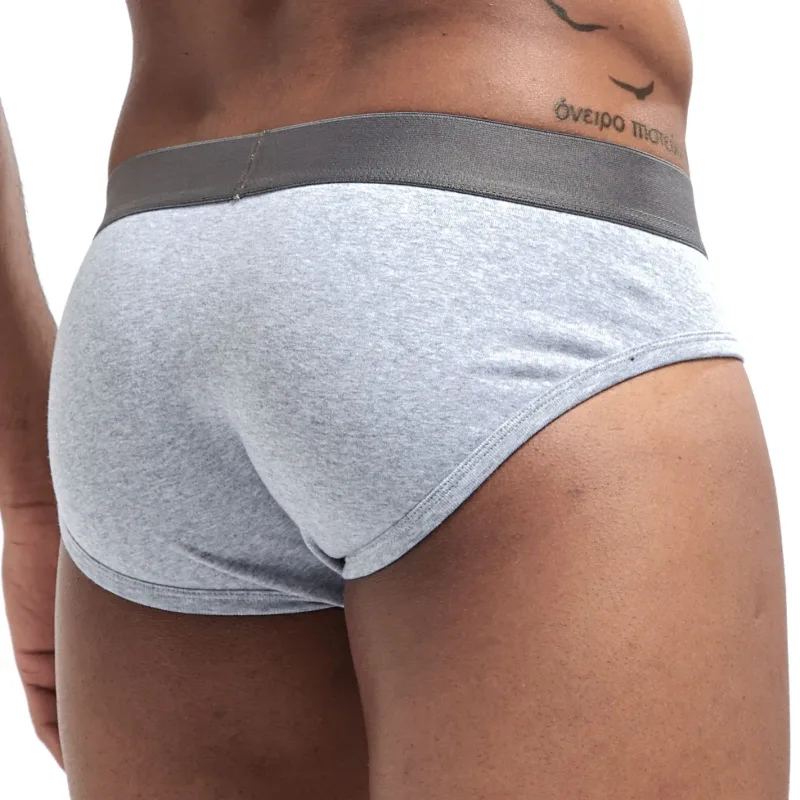 Marca masculina roupa interior respirável sexy briefs deslizamento cuecas de algodão confortável cueca masculino calcinha shorts — image 6