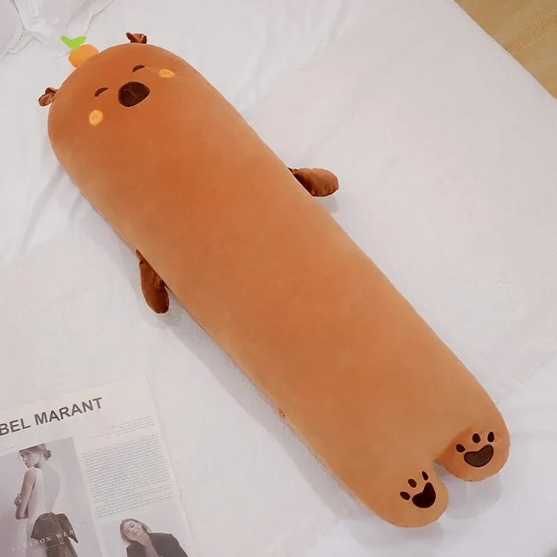70cm Capybara Decorative Pillow Comfortable Cute Style Cushion Soft Sofa Bed Living Room Hug Pillow For Home Decoration — image 2