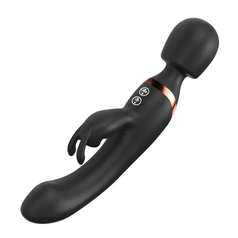 3 IN 1 Rabbit Vibrator AV Sex Machine 10 Vibrating Modes Magic Wand Clit Stimulator G Spot Vagina Massager Sex Toy For Couples
