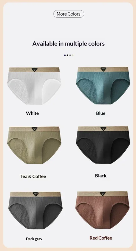 1Pcs Briefs Men Underwear Sexy Lingerie Male Panties Nylon Solid Underpants Breathable Cueca Causal Calcinha Wholesale Lots