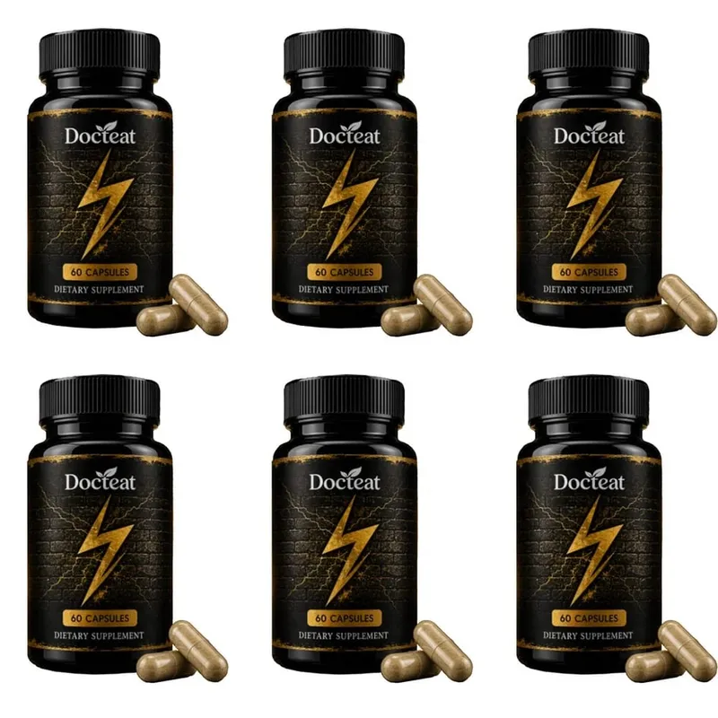 Docteat Men's Energy & Vitality Capsules with B6 D3 Zinc Ashwagandha L-Citrulline Panax Ginseng Daily Support 60 Capsules — image 12