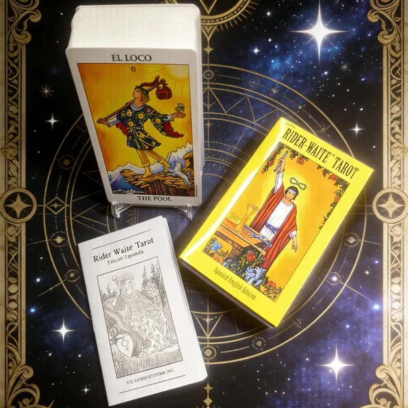 78pcs The Rider Tarot Deck with Instruction Booklet Essential for Tarot Beginners & Expert Readers English-Spanish — image 5