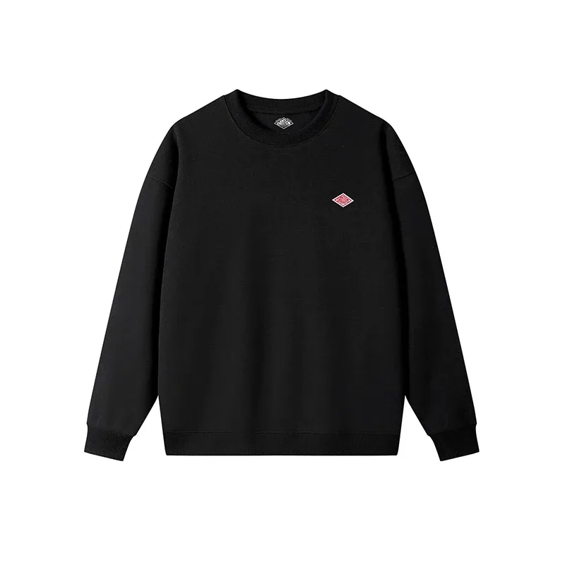 2025 Na-export sa Japan Autumn Thin Sweatshirt Kalalakihan/Babae Parehong Pagbuburda ng Cotton O-Neck Long Sleeve Loose Tracksuit Tops