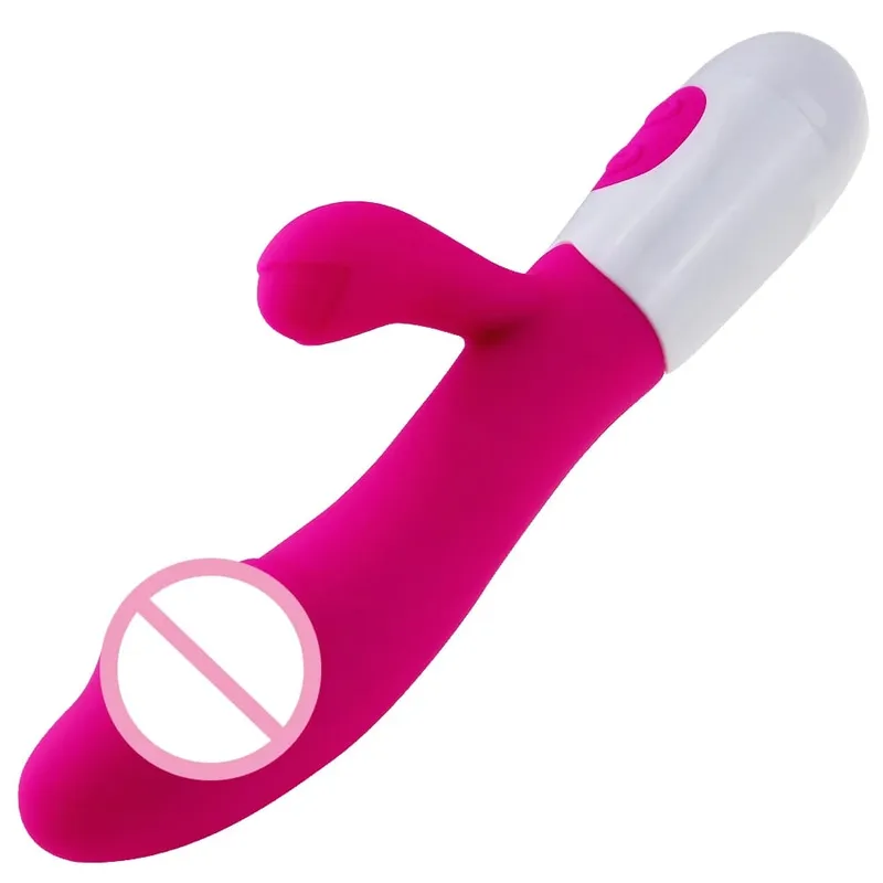 Silicone G-Spot Rabbit Vibrator Dual Vibration Clitoral Massager 10 Speeds Rechargeable Waterproof Pleasure Sex Toy for Women — image 8