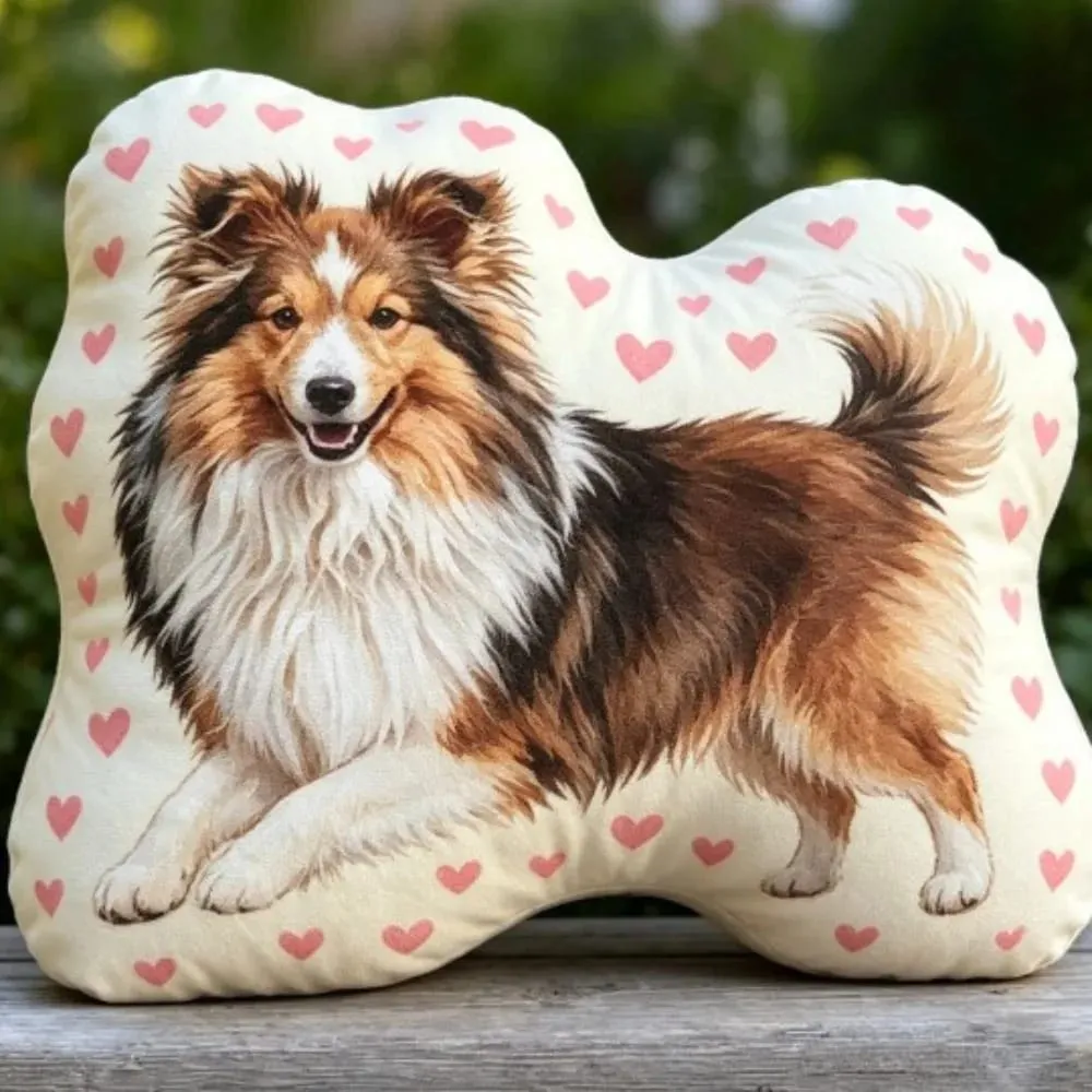 Dog Shaped Pillow Animal Throw Pillow Soft Plush Fabric Decorative Animal Pillow Shiba Dog Cushion Contoured Shape — image 14