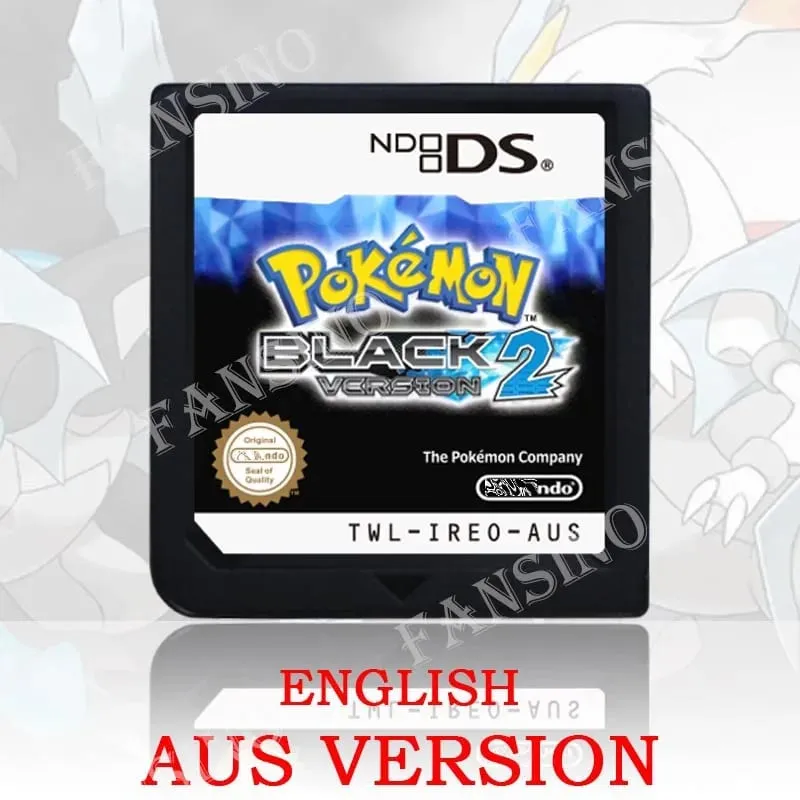 (USA EUR AUS) Pokemon Black White 1/2 Version High Quality Authentic 1:1 Replica DS Video Game Cartridge For DS 2DS 3DS Console — image 14