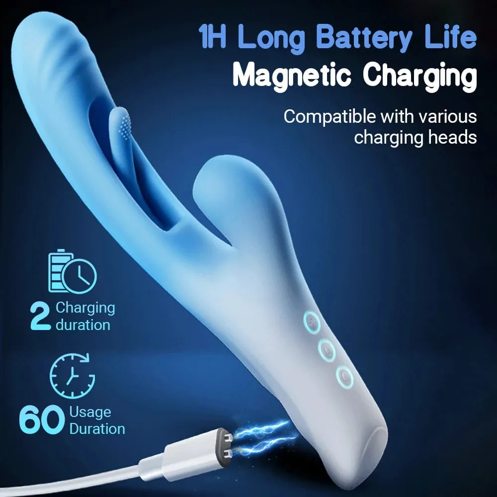 Marangyang Field Tapping Flapping Vagina Vibrator para sa mga Babae Sucker Rabbit Sucking Vibrator Babae Masturbator Mga Sex Toys para sa Babae — image 5