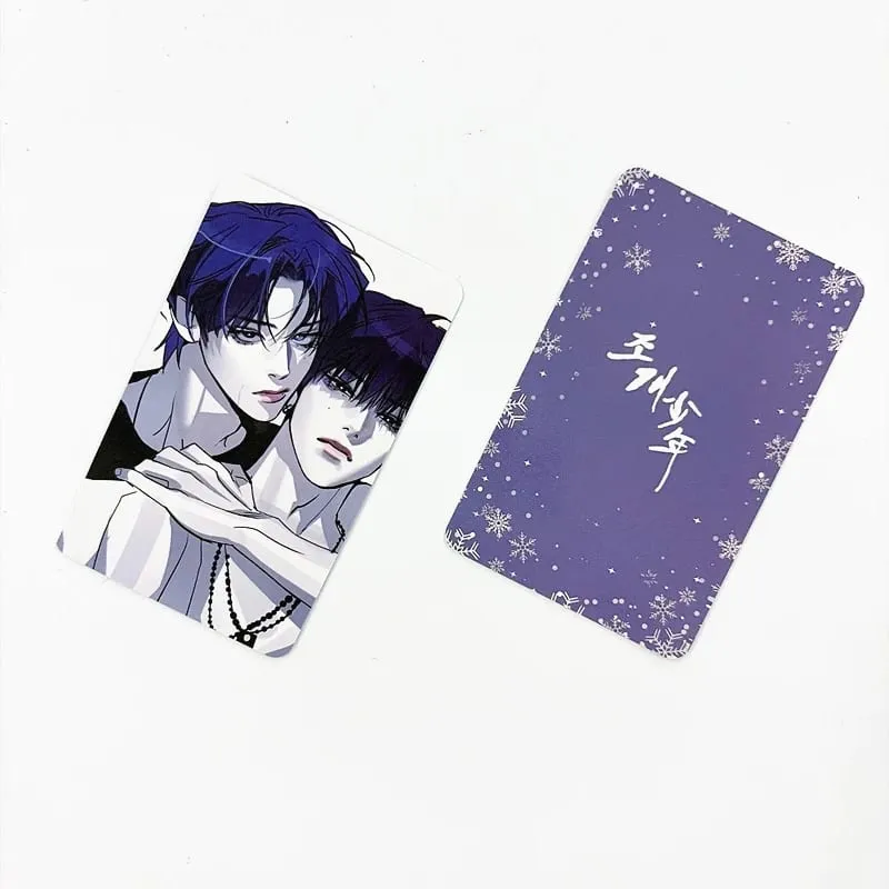 2-4PCS Korean Manhwa Lomo Cards Set Kang Dooshik Jin Jooha Korean BL Comic Couple Photo Cards Fans Decor Collection Gift — image 5
