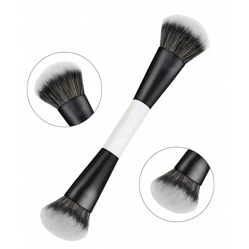 4pcs Double-Ended Makeup Brush Set. Multi-Functional Foundation Blush Powder Highlighter Contour And Concealer Brushes — image 7