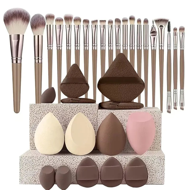 13PCS Makeup Brush Set Foundation Concealer Powder Eyeshadow Blush Brush Kabuki Blending Cosmetic Beauty Tool for Face — image 22