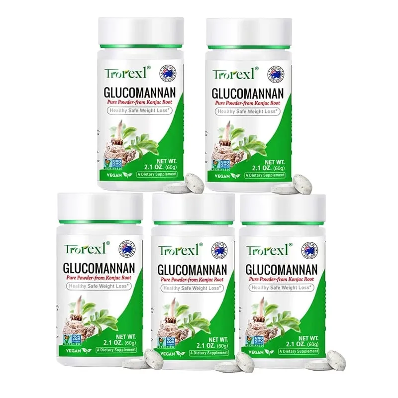 100PCS Glucomannan Powder Pagbaba ng Timbang| Vegan at Vegetarian | Non-GMO Gluten Free — image 8